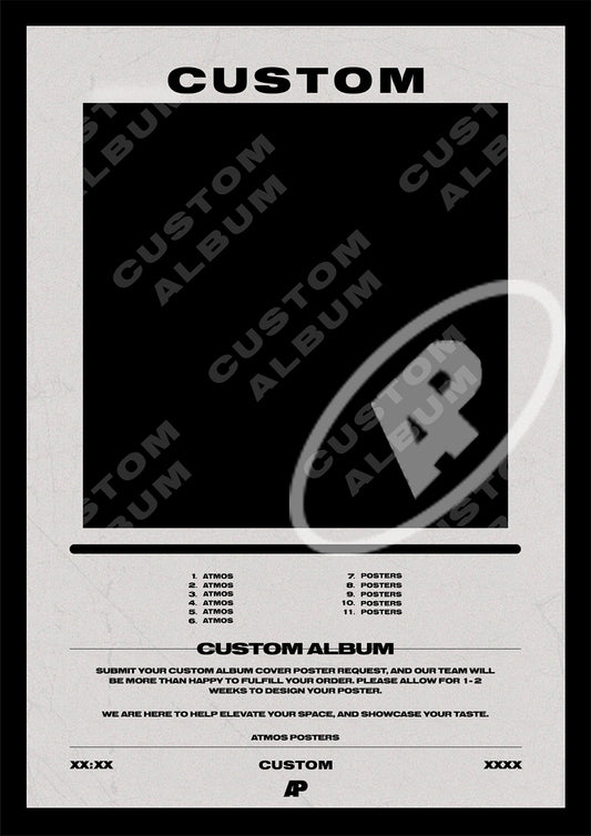 'Custom Design' | Album Cover Poster