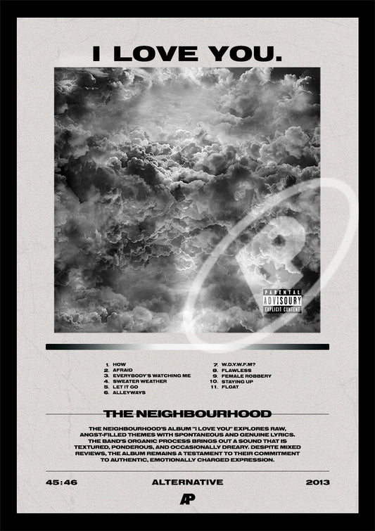 'I Love You' - The Neighbourhood | Album Cover Poster