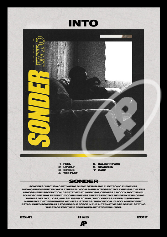 'Into' - Sonder | Album Cover Poster