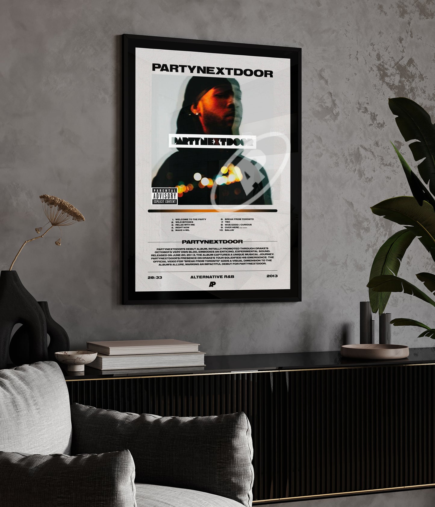 'PARTYNEXTDOOR' - PARTYNEXTDOOR | Album Cover Poster