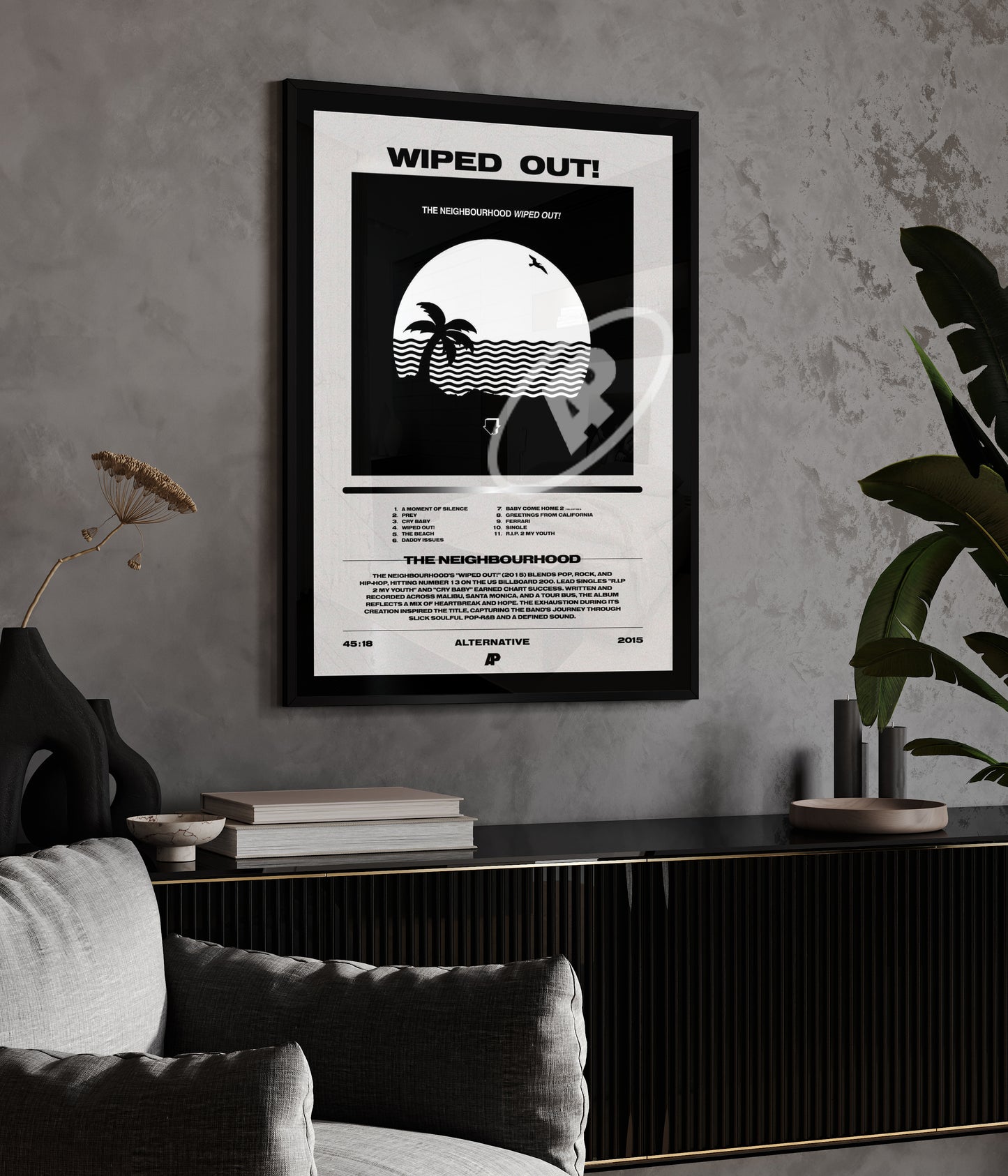 'Wiped Out!' - The Neighbourhood | Album Cover Poster